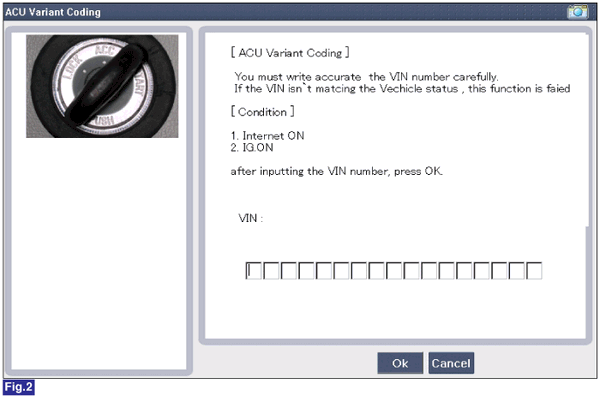 3) Variant coding's proceeding screen-1