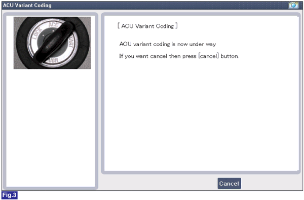 4) Variant coding's proceeding screen-2